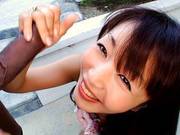 Asian Girl Marica Hase Got On Her Knees And Sucked That Black Shlong