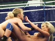 Wicked Whore Michelle Moist Makes Her Bitch Suffocate On The Ring