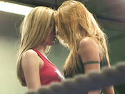 Sophie Moone And Cindy Hope Are Shooting A Hot Scene On A Squared Ring