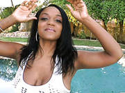 Hussy Ebony Girl Sinnamon Love Flirting With Her  Future Fucker
