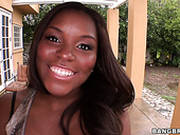 May I Come In! Sucking Visit By Charming Ebony Chick Candice Nicole