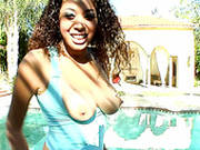 Serena Ali Gets Hot Fucked Outdoor Near The Pool Side