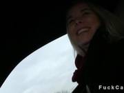 Busty Amateur Blonde Bangs In Fake Taxi By The Road