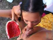Dirty Bitch Angelinia Crow Loves The Sticky Cum In Her Mouth