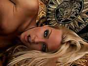 Curvaceous Blonde Babe Sophie Moone Goes Wild Home Alone