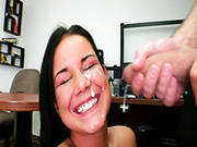 Shy Brunette Girl Tanner Mayes Gets Facial And Fucks Doggystyle