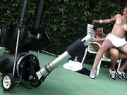 Monique Fuentes Fucks Hard On A Outdoors Tennis Loan