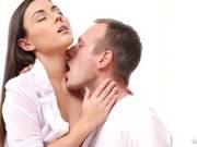 Natural Brunette Eva Strauss Fucks His Cock In Reverse Cowgirl