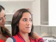 Busty Stepmom Ariella Ferrera Nasty Threesome With Teens