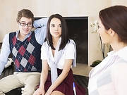 Busty Dillion Harper Has Hot Threesome With Her Teacher Ava Addams