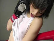 Sporty Girl Shadow Boxing