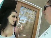 Naughty Little Sister Natasha Nice Fucks Her Brothers Friend!