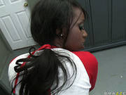 Awesome Cheerleader Codi Bryant Also Provides Service To The Locker Room