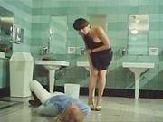 Desiree Cousteau In Vintage Sex Movie With Nasty Sex In The Toilet