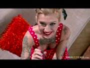 Tattooed Kleio Valentien Gets On Top Of Black Rod