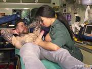Massive Titted Kerry Louise Fucks In The Back Of An Ambulance