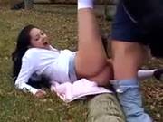 Beautiful Cumisha Jones Gets Fucked Outdoor