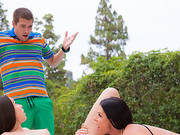 Teen Lola Foxx Makes A Fire With Her Stepmom India In Threesome Sex