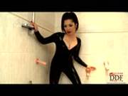 Hottie Midori Tanaka Teases In Her Latex Bodysuit