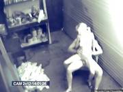 Girl Being Fucked In A Garage, Amateur Cctv Record!