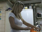 Busty Czech Slut Gives Her Horny Friend A Nice Blowjob