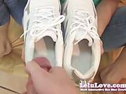 Lelu Lovepov Footjob Cum In Sneakers