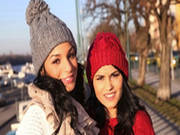 Cute Romanian Chicks Talked Into A Foursome