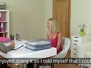 Blonde Amateur Lesbian Licking Female Agent Pov