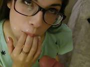 Nerd Teen Girl Ava Taylor Screwed Up In Pov And Cum Swallows