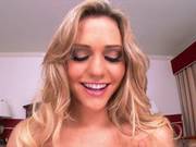 Pretty Blonde Lady, Mia Malkova Took Off Her Lacy Lingerie And Started Fingering Her Pussy