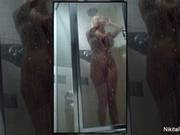 Nikita Von James Was Taking A Shower While Her Nasty Neighbor Was Secretly Watching Her