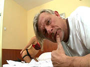 Rough Anal With A Senior Guy
