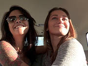 Dana Vespoli Asslicks Dani Daniels While Fingering And Licking Her Pussy Outdoor In Public