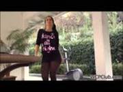 Hot Ashli Orion Works Out Before A Nasty Gangbang