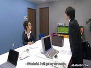 Sultry Office Girl Julia Nanase Is Naughty Enough To Suck And Fuck All Her Turned On Colleagues