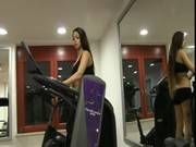 Busty Brown Hair Babe Fucked In Gym