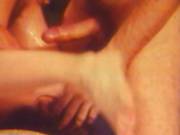 Turned-on Classic Porn Bimbos In Threesome