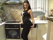 Eve Angel Masturbating In The Kitchen