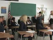 Alexis Texas And Friends Get Horny In Class