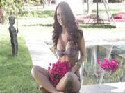 Playboy Hottie Anita Serena Relaxing In The Pool