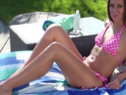 Sunbathing Leads To Sex With The Neighbor For Cassidy Klein