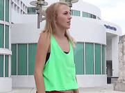 Cute Sexy Teen Jenna Gets Rescued By The Strangers Big Cock