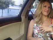 Blonde Teen Dixie Gets Fucked The Hardest By The Stranger In His Car