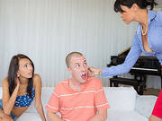 Milf Dana Teaches Sexual Lessons To Teen Janice With Her Boyfriend