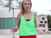 Depressed Teen Jenna Gets Fucked Hard By The Stranger She Hitched