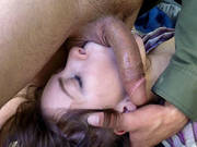 Hannah Hartman Lays On Her Back Deepthroating Huge Meaty Rod