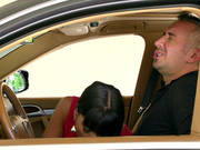 Driver Instructor Mercedes Carrera Giving Him A Bit Of Sloppy Roadhead