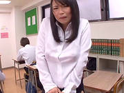 A Naughty Asian Teacher Stays Late And Fucks Her Favorite Student