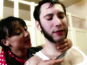 Flthy Brunette Milf Bianca Dagger Seduces One Boy In Bathroom