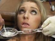 Man Masturbates Cums On A Spoon A Doctor Feeds It To Jaelyn Fox